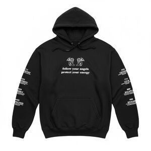 Yours Truly Phora Hoodie Very Rare Follow your Angels Protect Your Energy M New